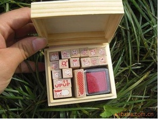 17 new wooden boxes and stamps from HIVE in South Korea +1 grade gift wooden stamps with quality guaranteed pic 1