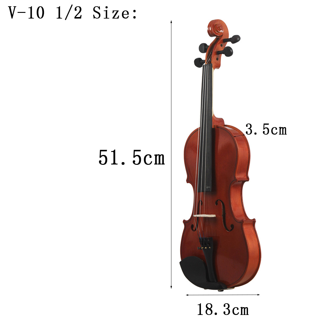 Factory wholesale wooden violins, solid wood popularization of violins, beginners to practice violins, free grand violin cases, Musical Instruments pic 10