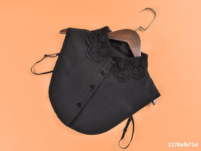 四季百搭假领子女时尚蕾丝刺绣花边装饰衬衫领子女式雪纺假衣领子详情15