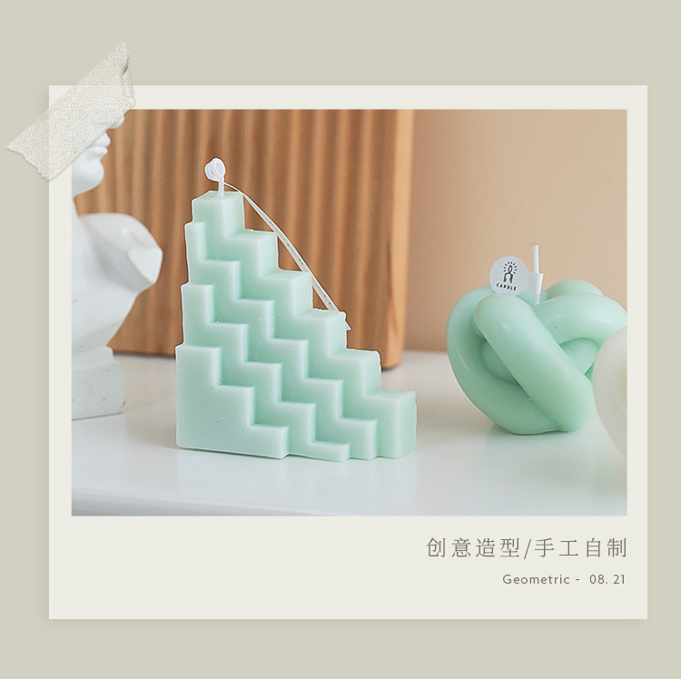 Geometric shape of ins candle aromatherapy ornaments pic 8