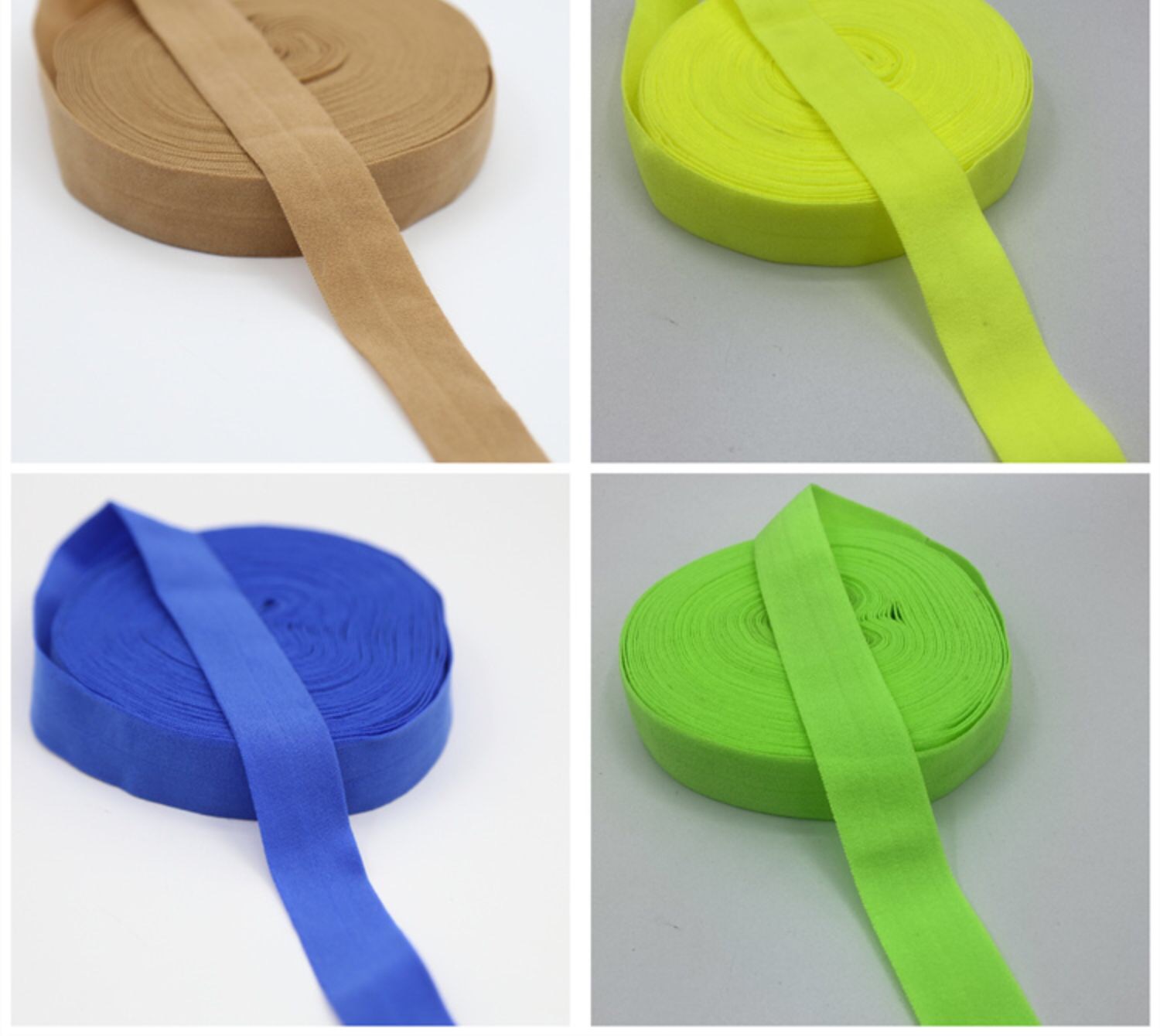 2CM nylon 7070 edge elastic band, nylon down jacket sleeve elastic color elastic edge band pic 6