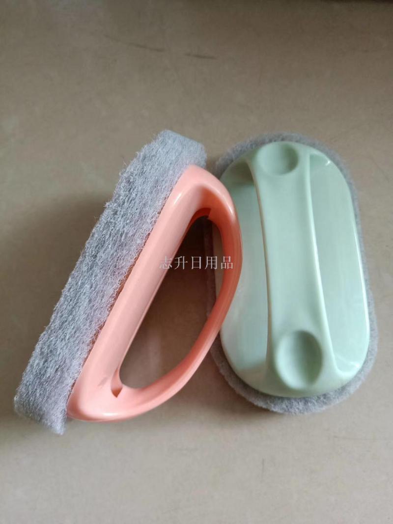 Thickened sponge brush, pot brush, bathroom handle, bathtub brush, kitchen and bathroom tile cleaning brush T pic 16