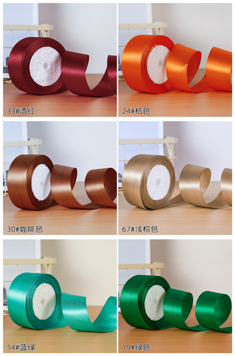 4cm satin ribbon handcrafted rose material packaging gift box decorative ribbons, ribbons, webbing ribbons wholesale pic 9