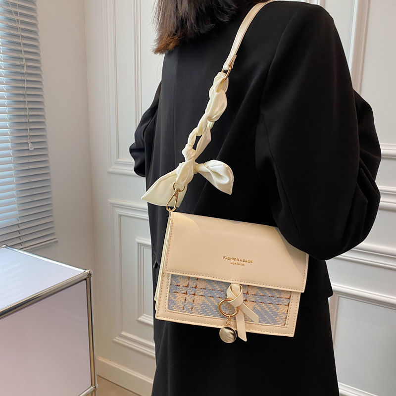 韩版时尚单肩包包女2024夏季新款洋气百搭小众ins链条包斜跨小包详情8