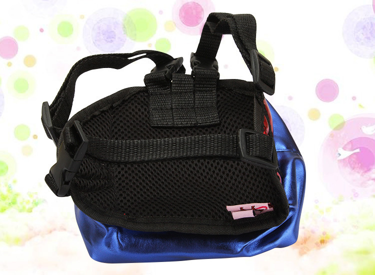 Pet backpack for portable and cute cartoon dog backpack with built-in leash. Dog schoolbag and pet backpack pic 1