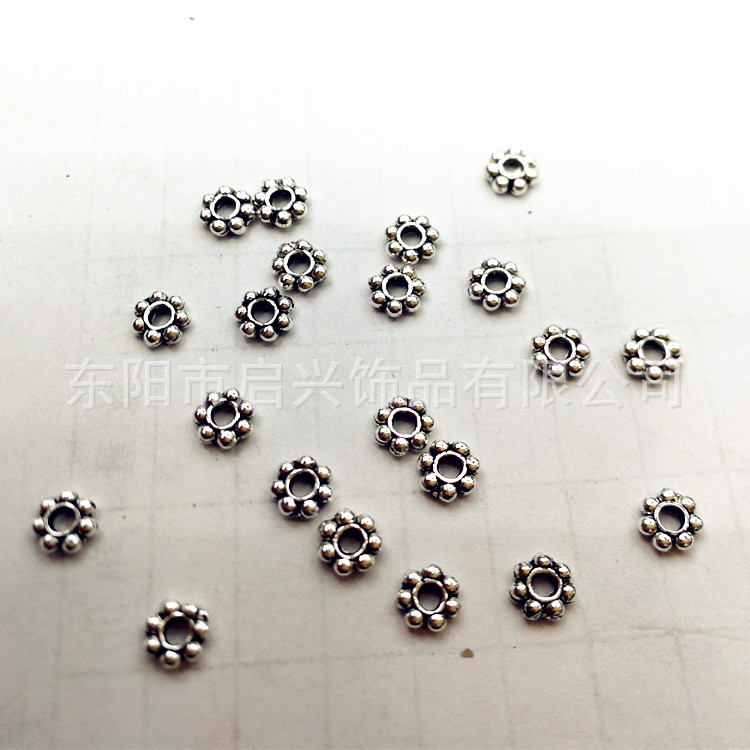 Factory direct sales of jewelry accessories: 6MM spacer, universal spacer for jewelry and clothing pic 5