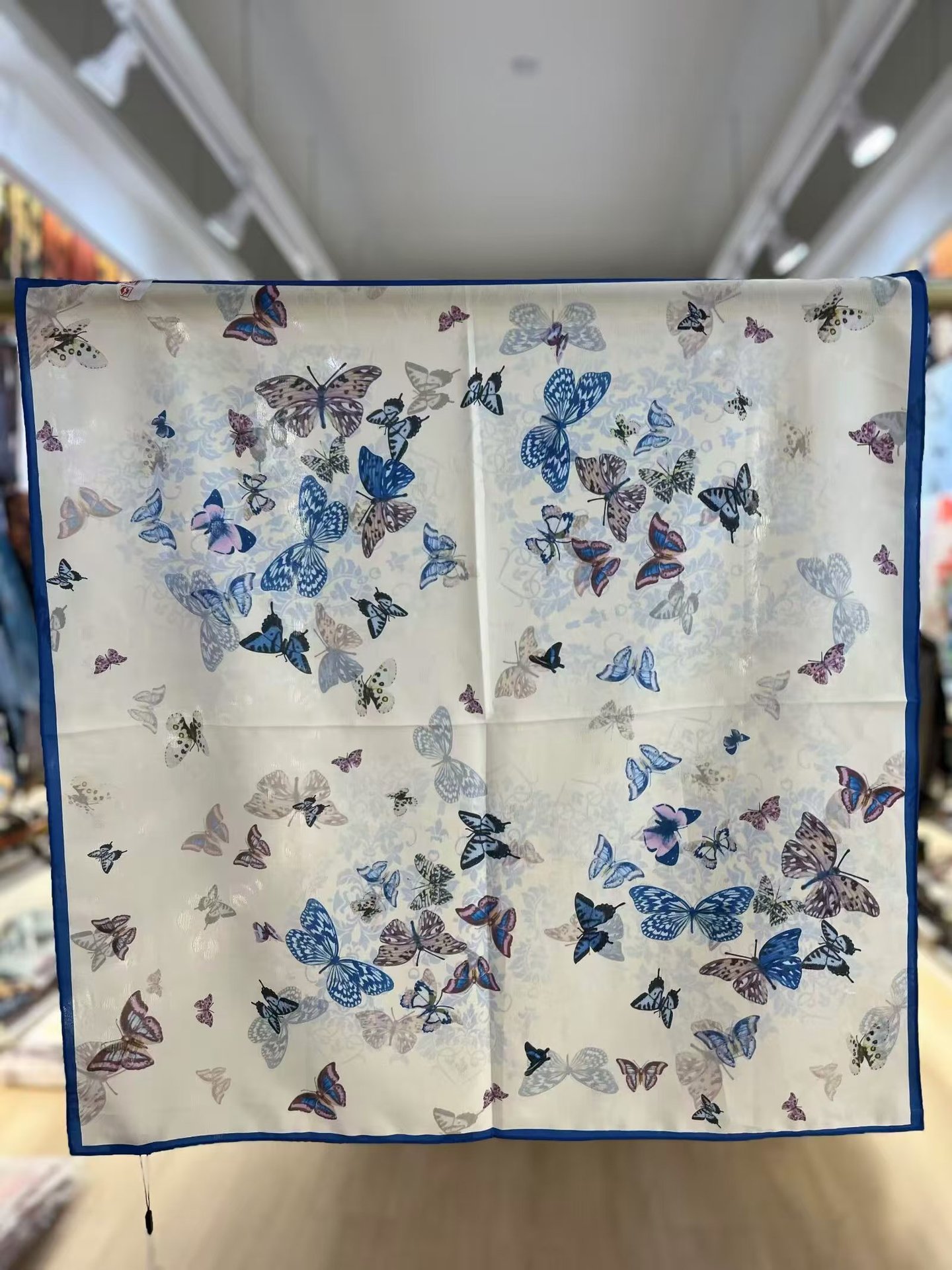 国潮香云纱花萝70*70新中式苏杭小方巾双面双色丝巾厂家代发扎染详情14