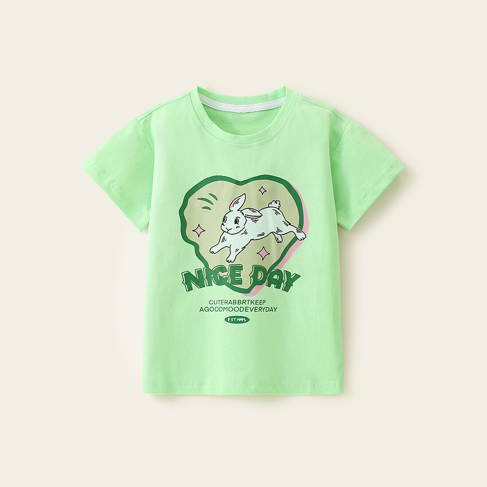 夏装2024新款儿童短袖T恤男女童夏季童装中小童韩版纯棉半袖t时髦详情22