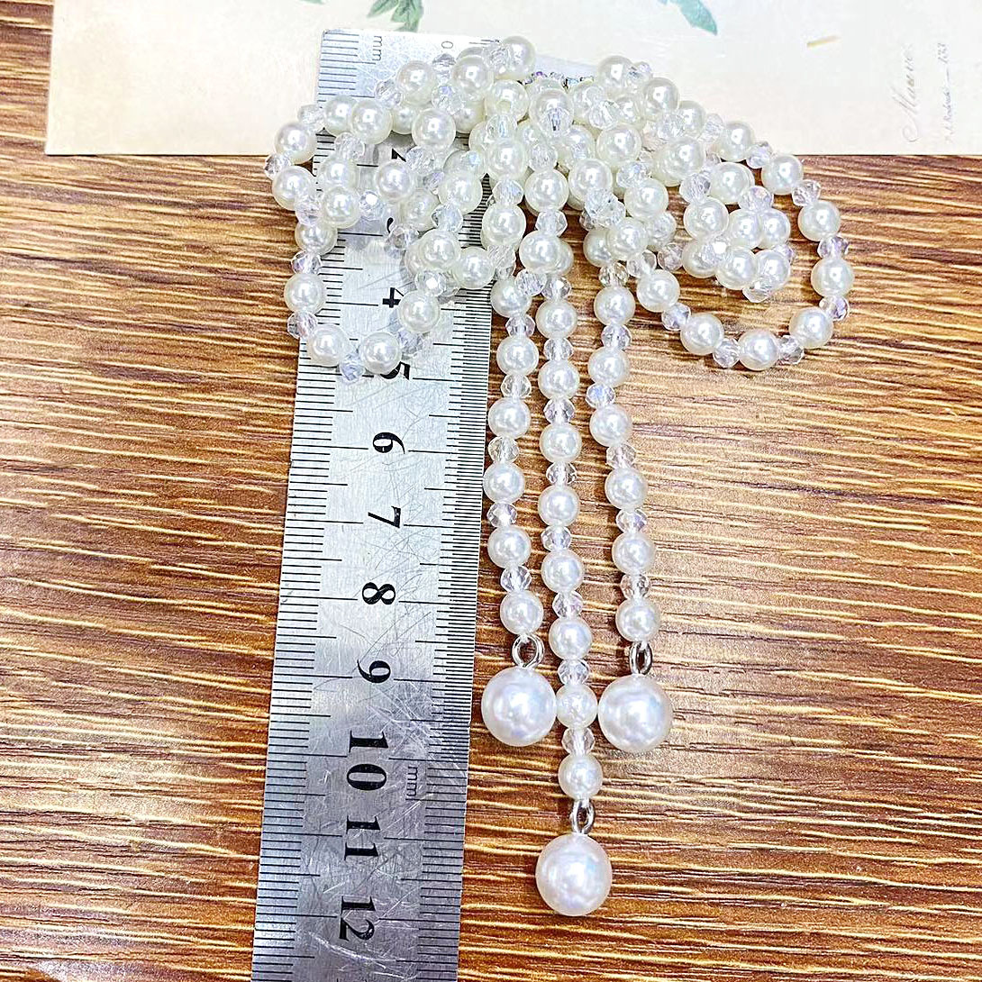 网红流行仿珍珠配件鞋 帽 服饰辅料 发饰头饰配件diy手工串珠批发详情4