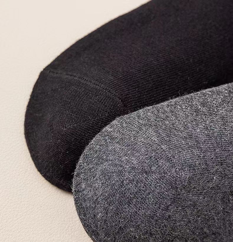 Sock stall, one-piece consignment delivery, color-blocking calf socks for women, spring and autumn style, black and gray patchwork, Japanese-style long thigh-high socks, half-leg slightly pressed black calf socks, one-piece consignment delivery pic 14
