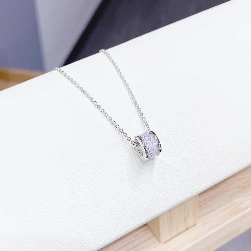 The micro-inlaid zircon waist necklace is light, luxurious, charming, simple, fashionable and versatile. It is a delicate collarbone chain for women pic 18