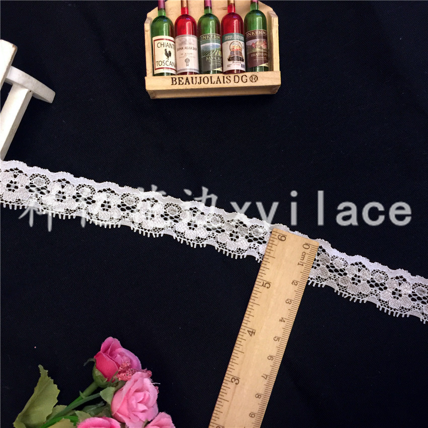新款蕾丝花边 弹力花边 窗帘花边 服装花边 优质蕾丝面料 批发详情4