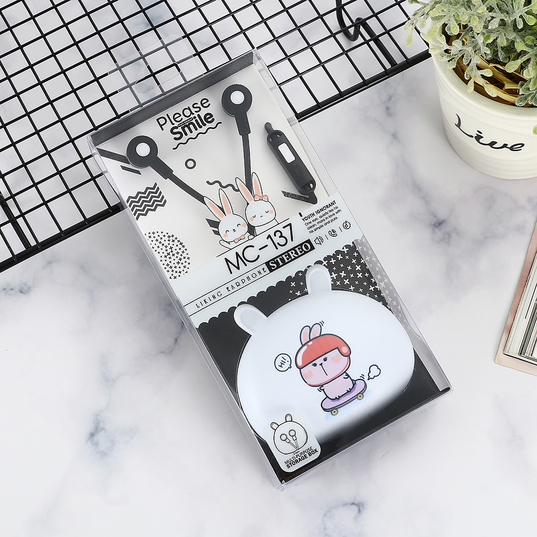 【 Gift Storage Box 】 Manufacturer wholesale wired in-ear headphones suitable for universal headphone cables of vivo and OPPO mobile phones pic 20