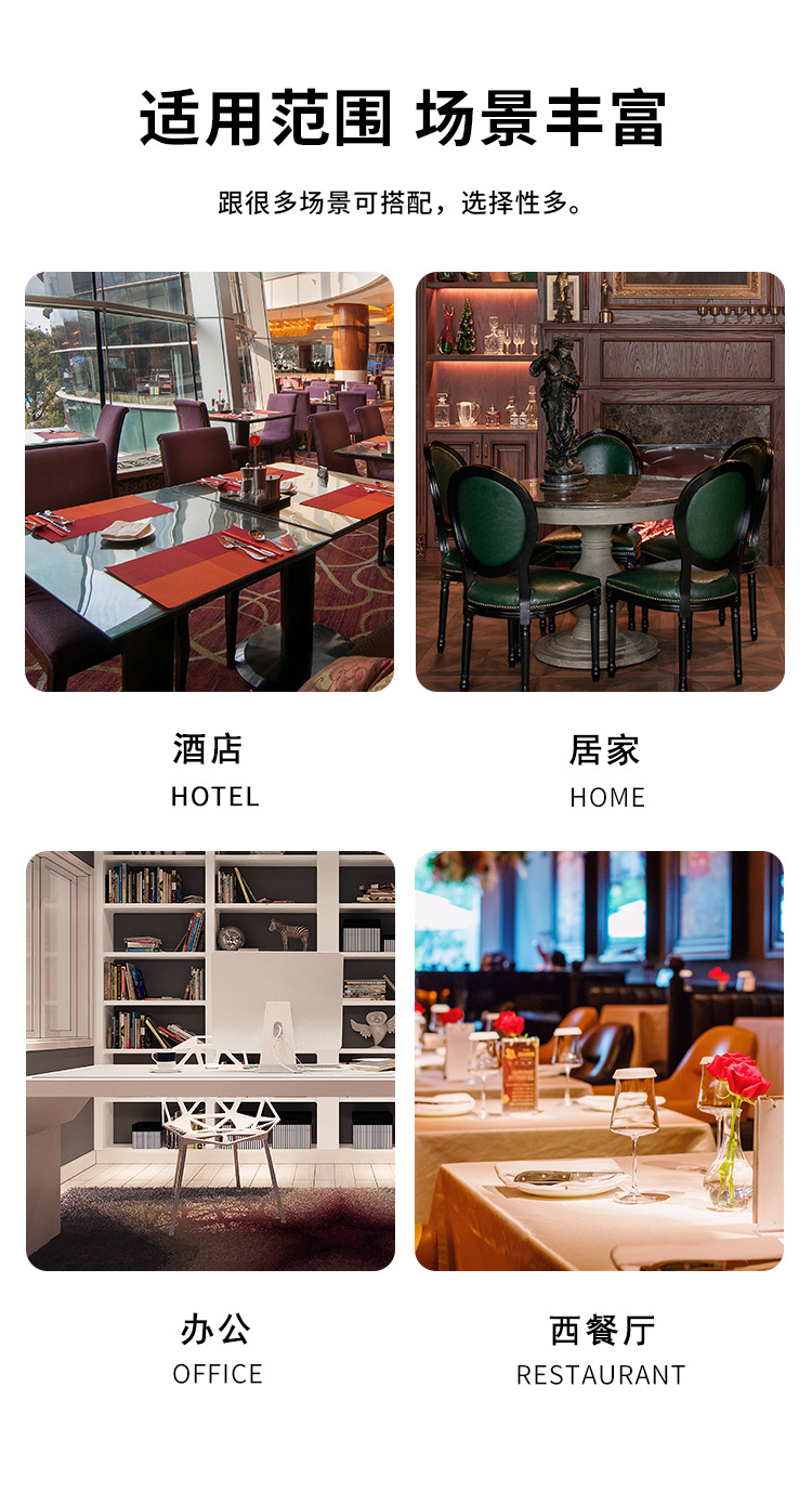 Cross-border Amazon bestsellers: Leather placemats, heat insulation pads, table MATS, coasters, carbon fiber fabric texture, lychee texture pic 5