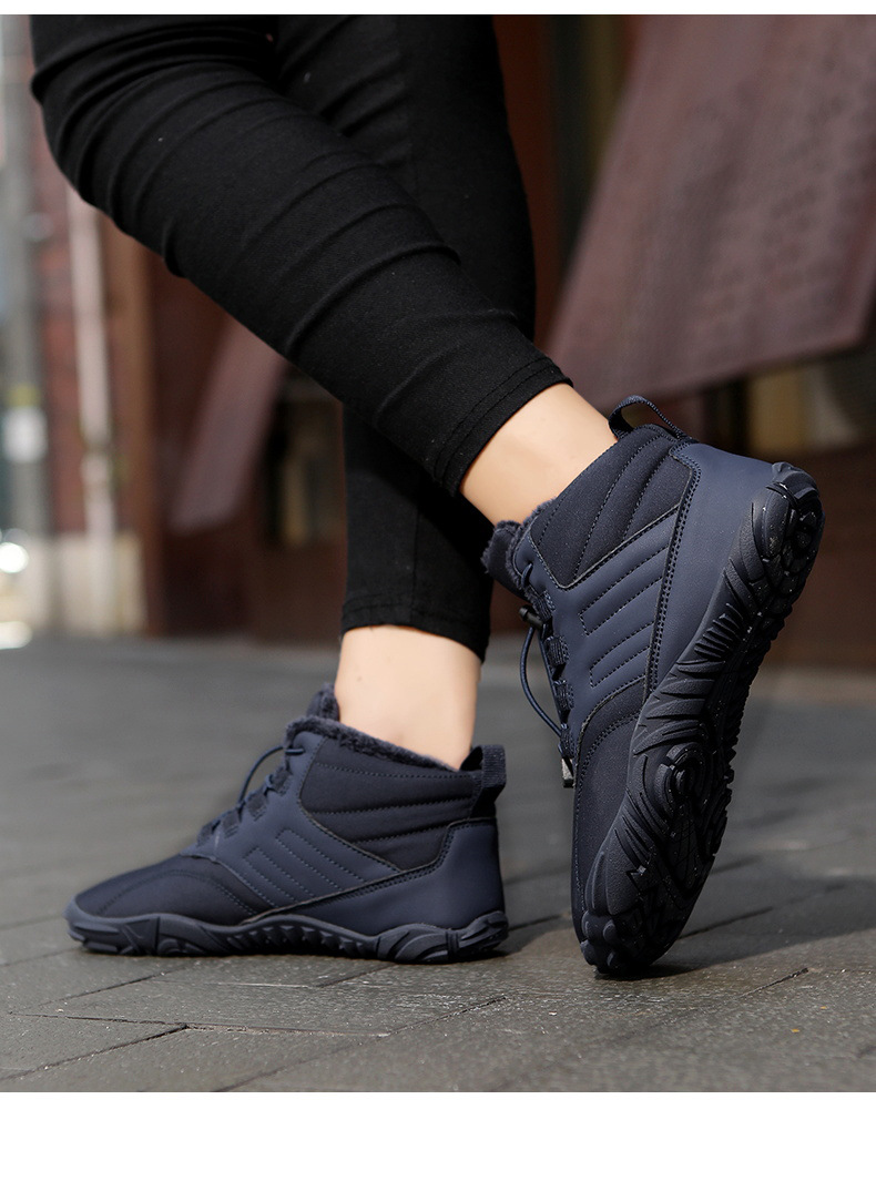 跨境新款棉靴男女休闲棉鞋加绒加厚雪地靴保暖情侣高帮棉靴厂代发详情23