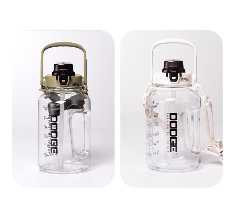 1500ML Dodge Awakening Fat Guy Plastic Cup Tritan Large Capacity Ton Bucket Outdoor Sports Car Water cup pic 8