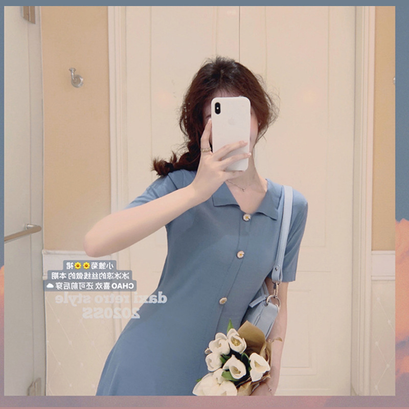 【 Little Daisy 】 Cool and refreshing, you can wear a dress with button details that will touch your heart in summer 2020 pic 2