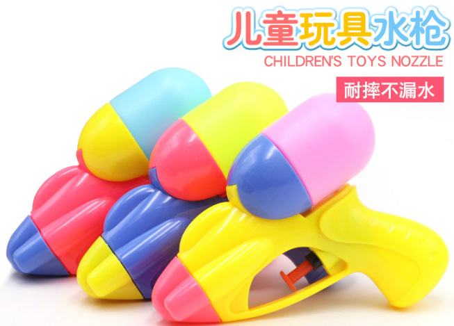 新款糖果色水枪迷你水枪沙滩戏水儿童呲水夏天马卡龙色戏水玩具详情1