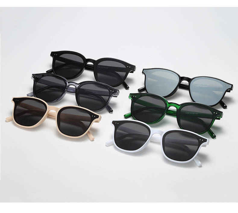 新款gm同款太阳镜复古橘色墨镜男士开车韩版复古网红街拍墨镜女详情21