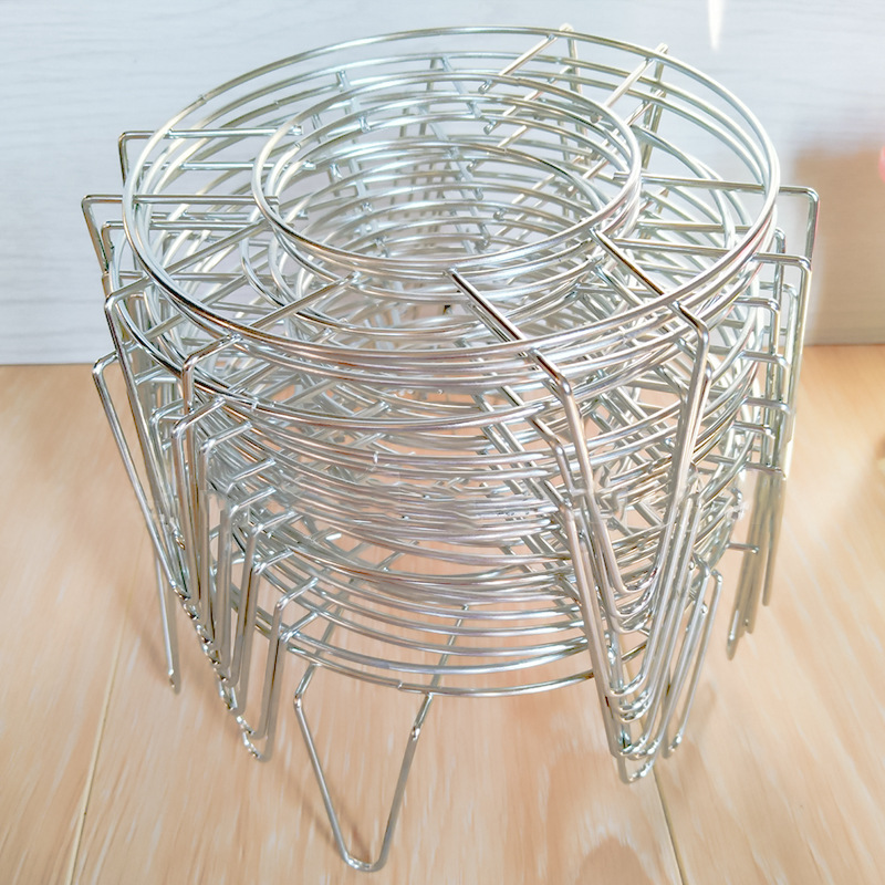 Single-layer steaming rack, metal iron pot rack, kitchen cage rack, triangular steaming rack, one-yuan general merchandise wholesale pic 4