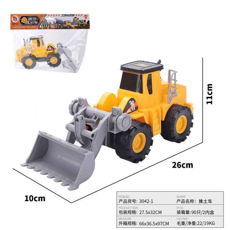 儿童仿真合金工程车模型玩具车吊车推土挖掘机搅拌翻斗消防车批发详情19