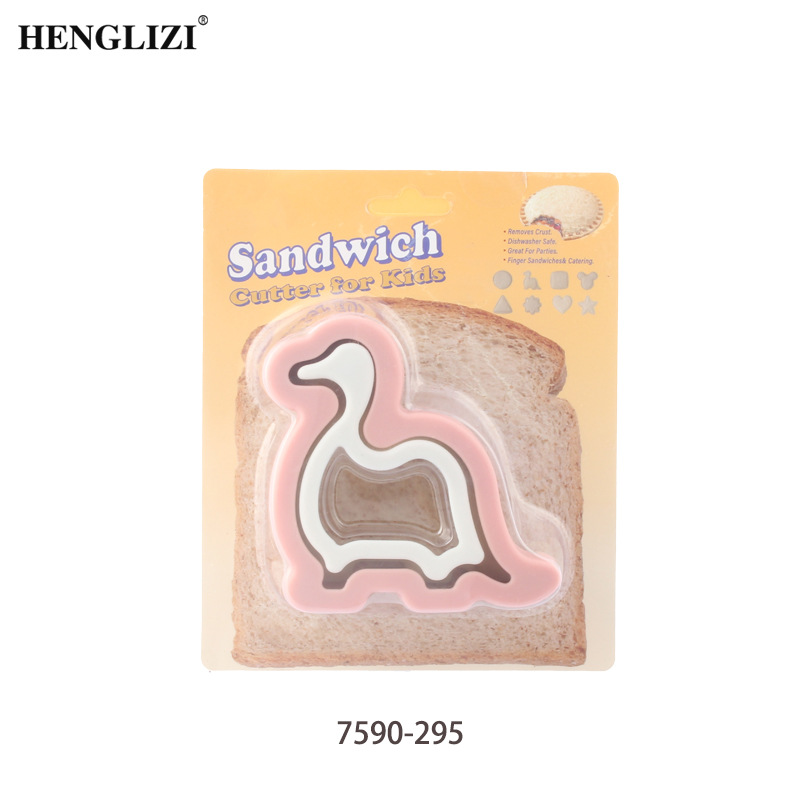 Cross-border stainless steel PP hand-protecting baking sandwich molds, bread embossing molds, cartoon animal printers, biscuit molds pic 15