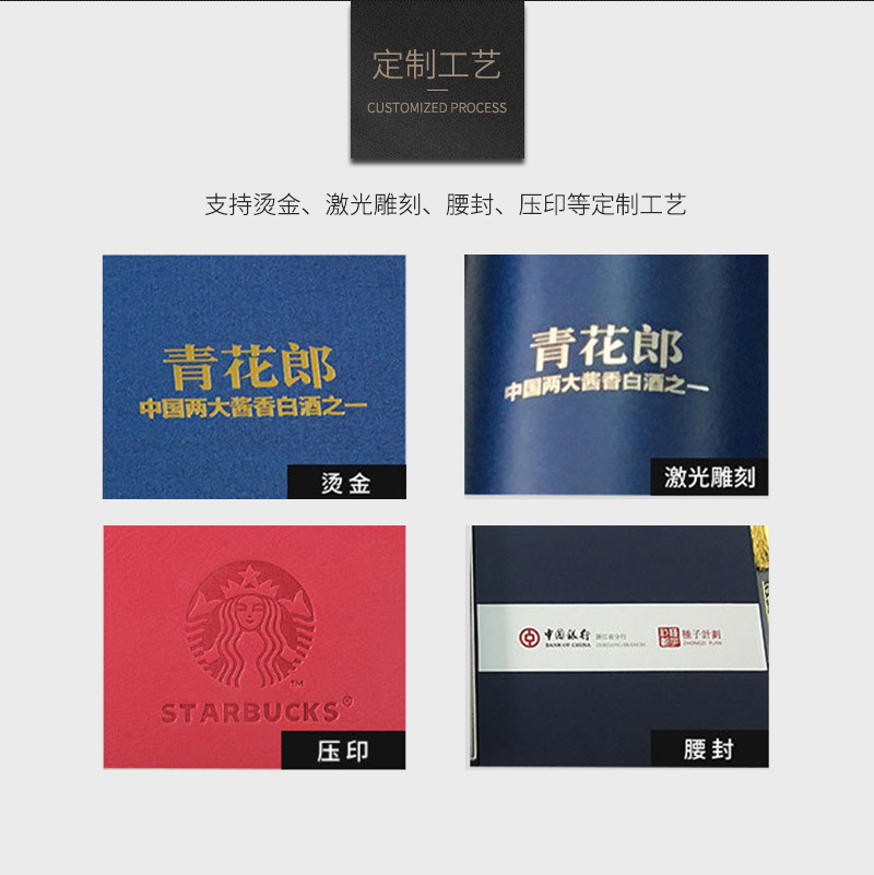 Business gift set design: calculator, notebook, laser engraving calculator, silk-screen printing LOGO, computer production pic 5