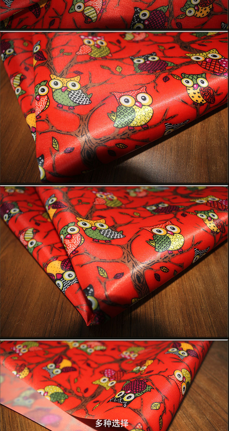 Color-printed owl foam printed foam printed fabric foam coated pvc pic 21