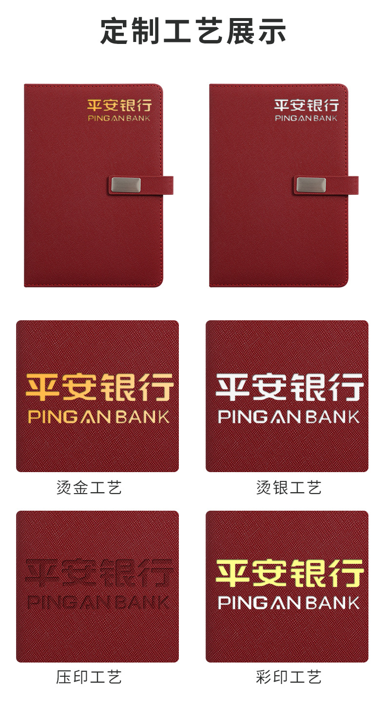 Wholesale of business notebooks, customized gift box sets, insulated cups, high-end office and meeting notebooks with logo printing pic 5
