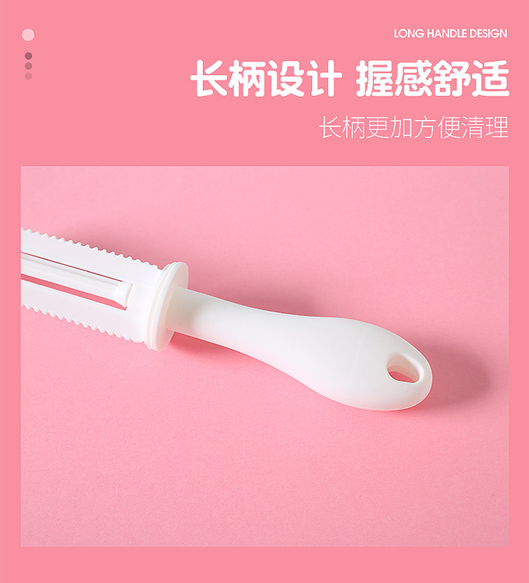 The detachable roller type hair remover is suitable for removing bristles and dust from clothes. It can replace the dust-removing paper with a 60-tear bristle remover pic 9