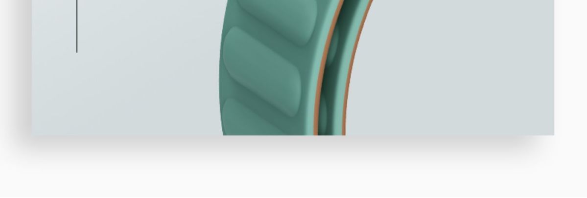 适用applewatch表带iwatch手表表带s7s8苹果表带波纹硅胶磁吸链式详情8