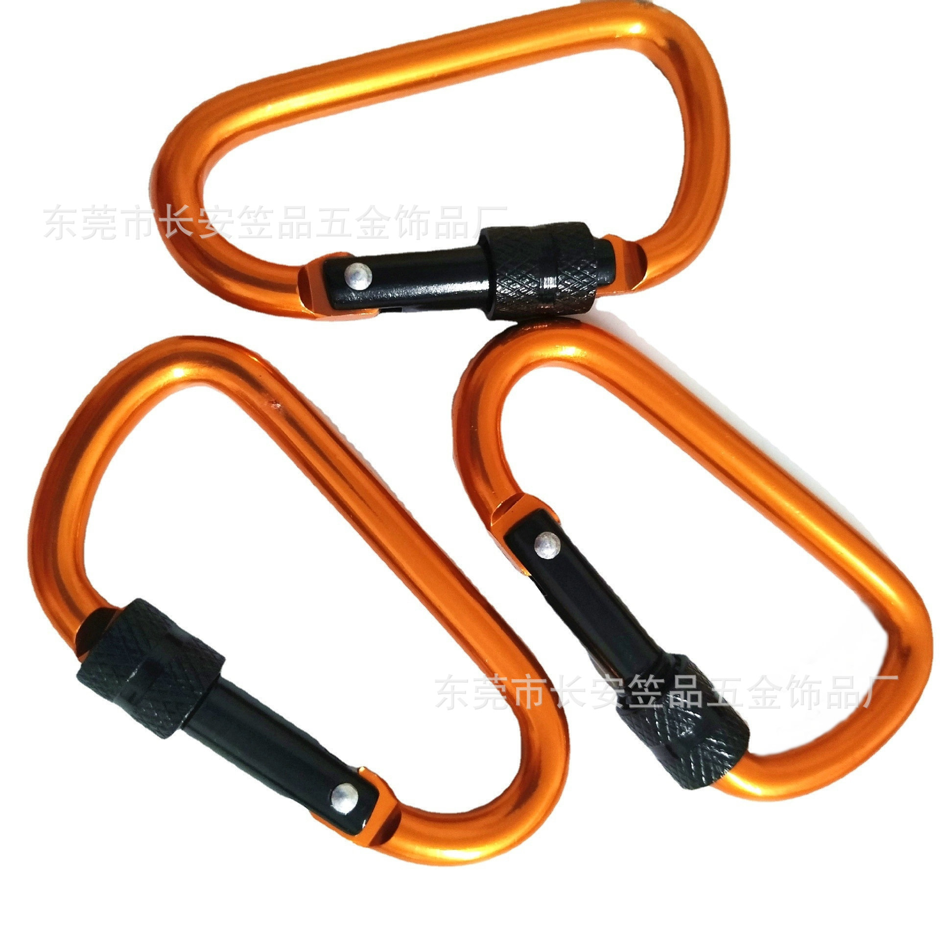 Aluminum alloy mountaineering buckle, multi-functional D-shaped No. 6 nut with lock, outdoor headphones, luggage, water bottle quick-hang mountaineering buckle hook pic 26