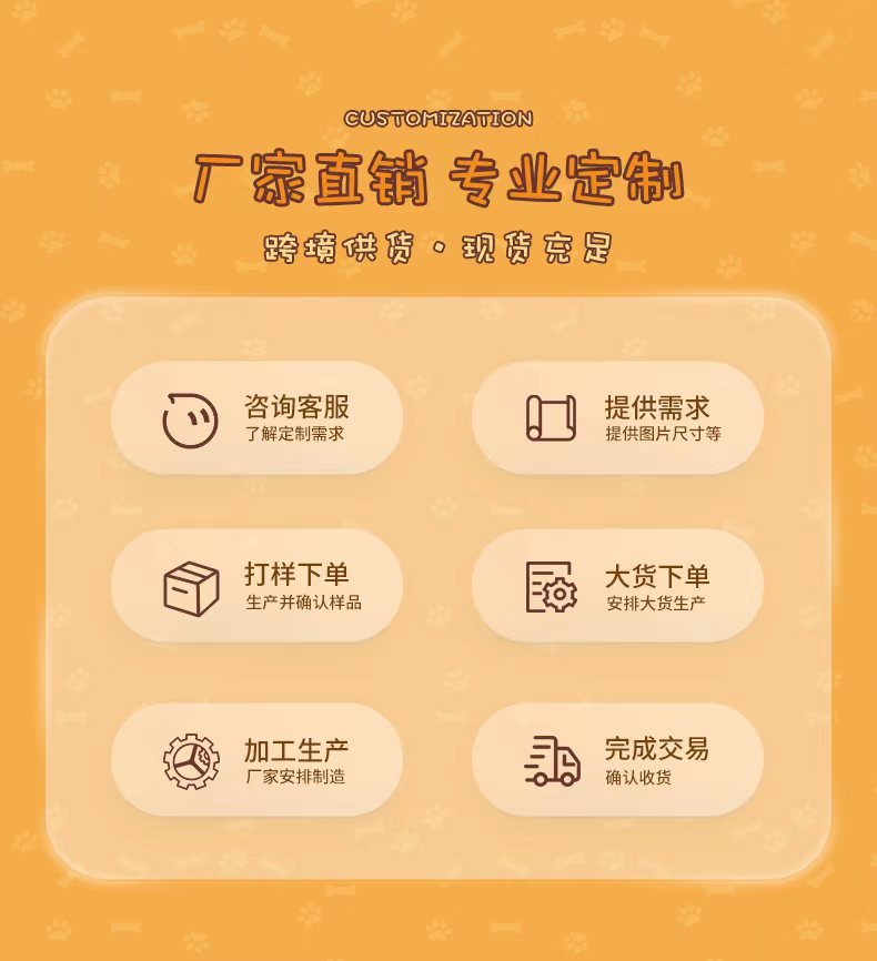 ins风简约设计脚掌印不锈钢狗牌饰品宠物项圈挂件激光身份刻字牌详情2