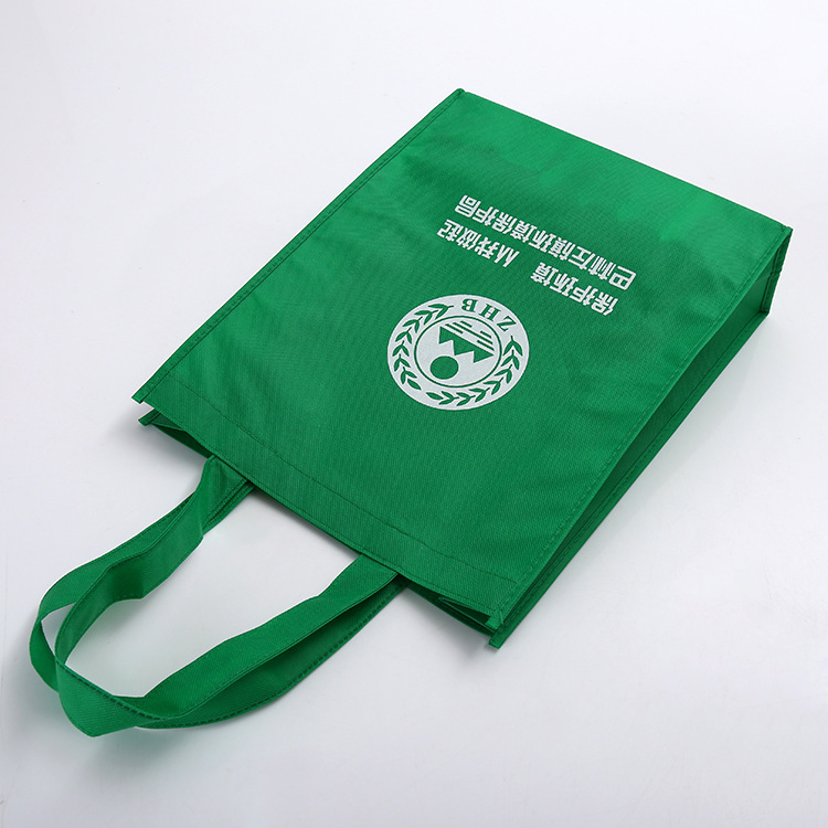 Hot-pressed folding laminated non-woven fabric bags, hand-held bags, gift bags, takeout handbags, promotional shopping bags, printed logos pic 13