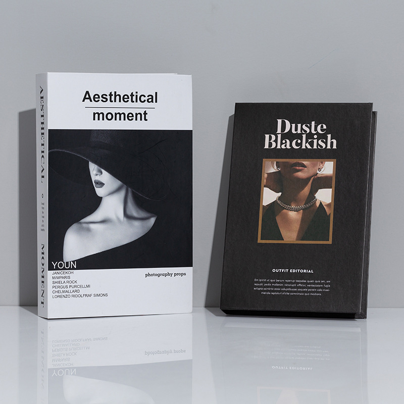 Light luxury fake book ornaments, display decorations, photography props, models, living room bookcases, simulation books pic 5