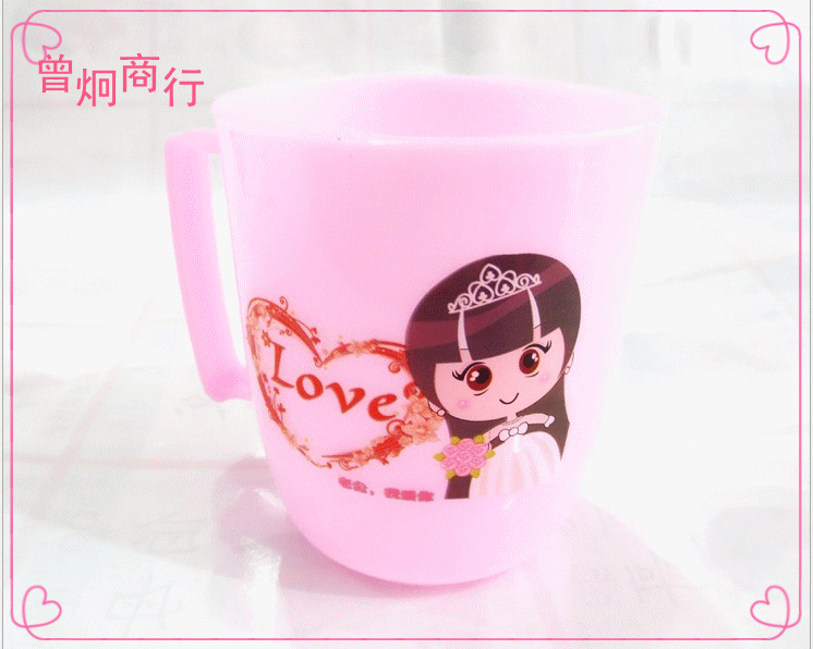 Plastic water cups, creative cups, plastic cups, colored cups, cartoon cups, wholesale for one yuan at street stalls pic 7
