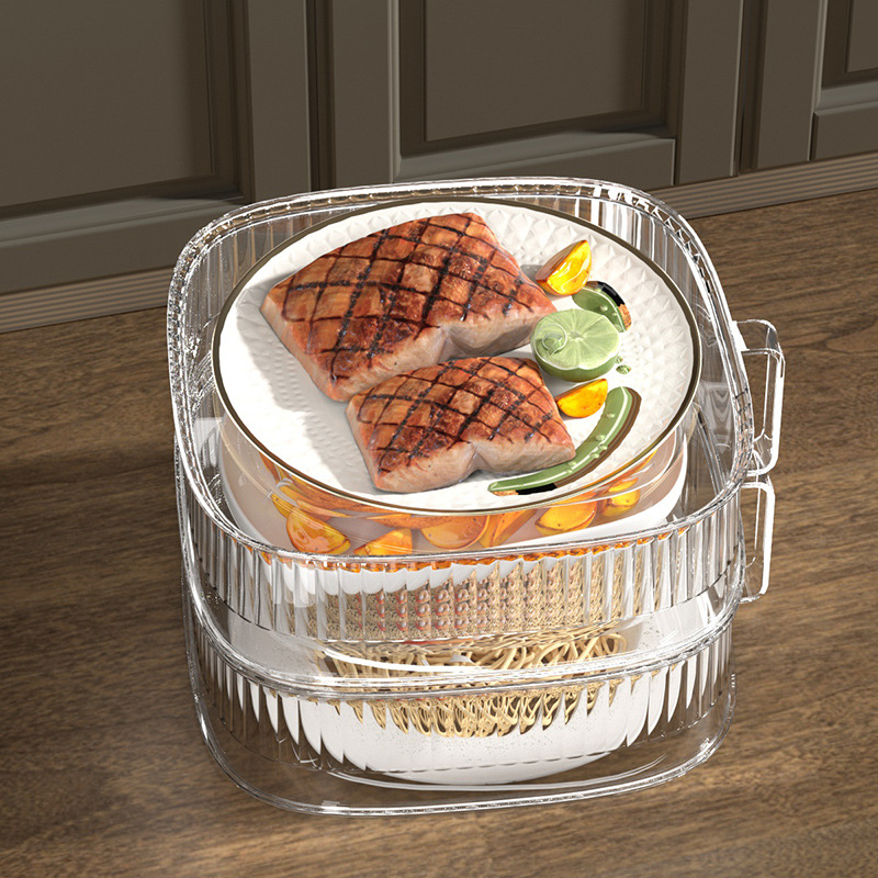 G51 multi-functional dust cover, vegetable cover, multi-layer storage rack for leftover food at home, kitchen dust-proof and heat-insulating food cover pic 19