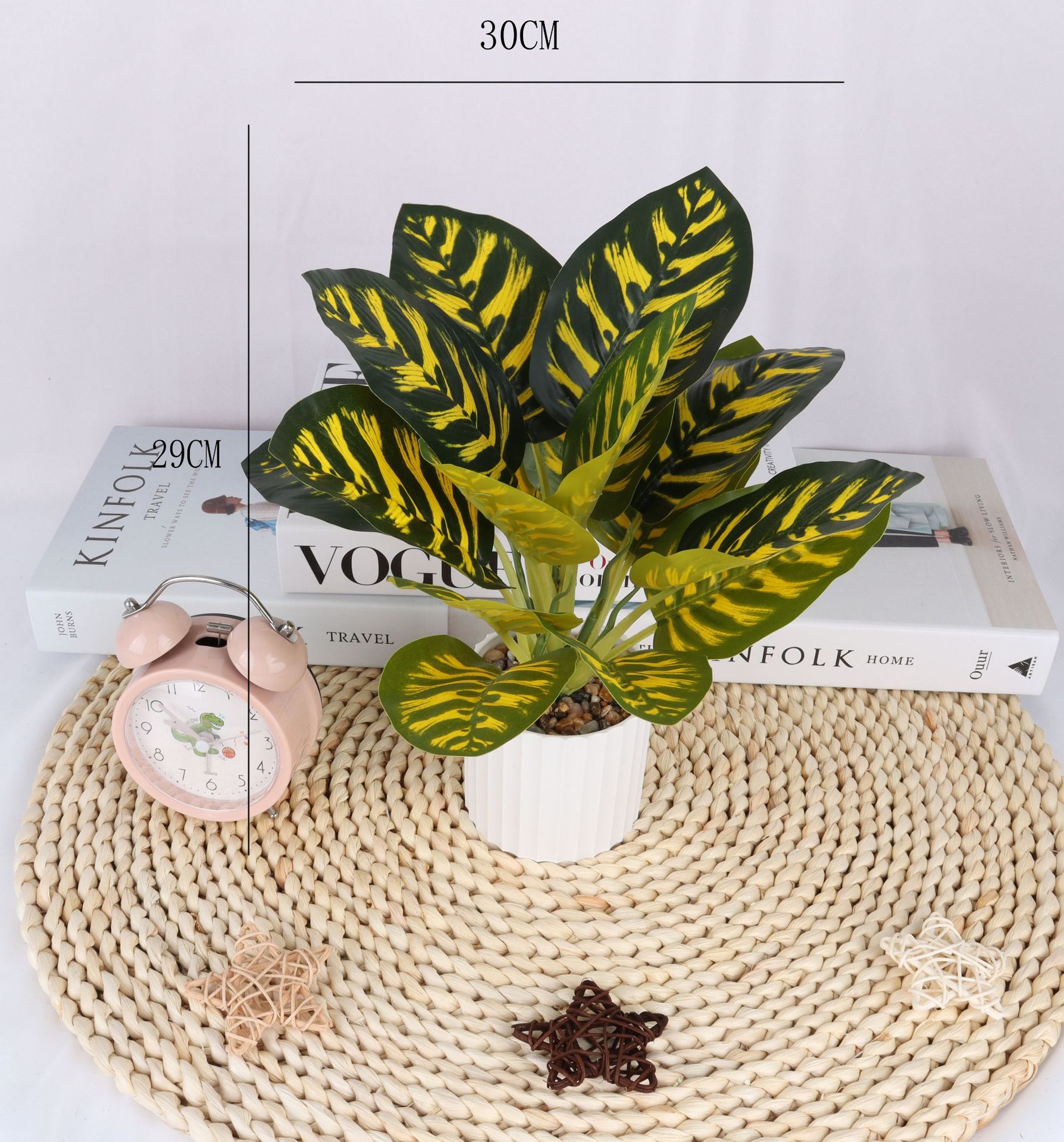 Artificial green plant potted plants/artificial bonsai/artificial flowers creative indoor small ornaments/Direct supply from Amazon factory pic 5