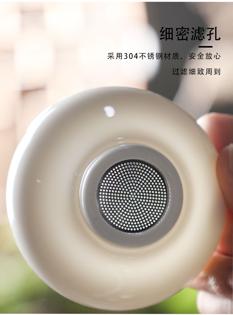 Factory direct sales of pure white Dehua jade porcelain Gongfu tea sets, wholesale available, light luxury gift box with logo pic 9