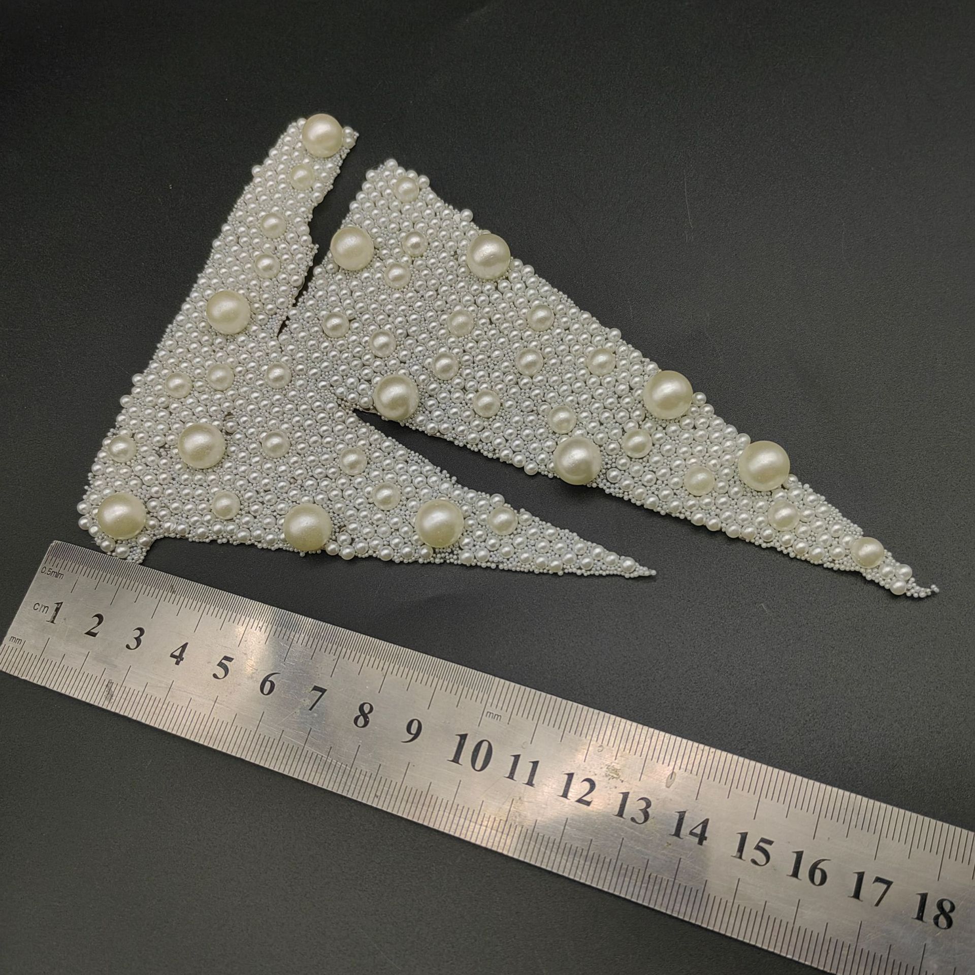 厂家直销珍珠烫胶饰品配件海螺珊瑚图案可多款配饰服装包包装饰贴详情8