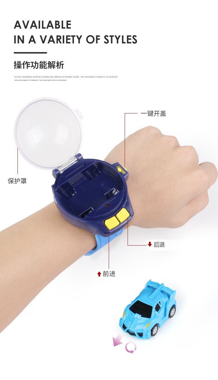 Fuente fábrica 2.4G mini reloj de niños coche de control remoto coche de ingeniería excavadora de control remoto modelo de juguete sustituto pic 20