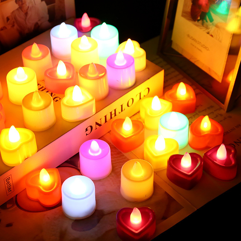 Electronic candle lights, led candle lights, creative wedding birthday and wedding candles, venue decoration props, electronic candles pic 40