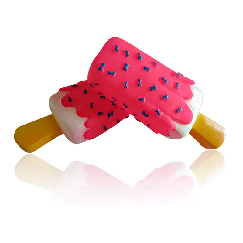 Vocal ice cream, pet toys, rubber teeth grinding, dog training and teeth cleaning toys pic 2