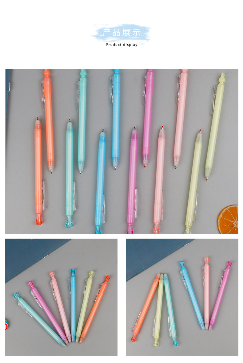 Creative stationery, student signature exam pens, office and study stationery, rabbit pen tips, diamond pen tips, gel pens pic 4