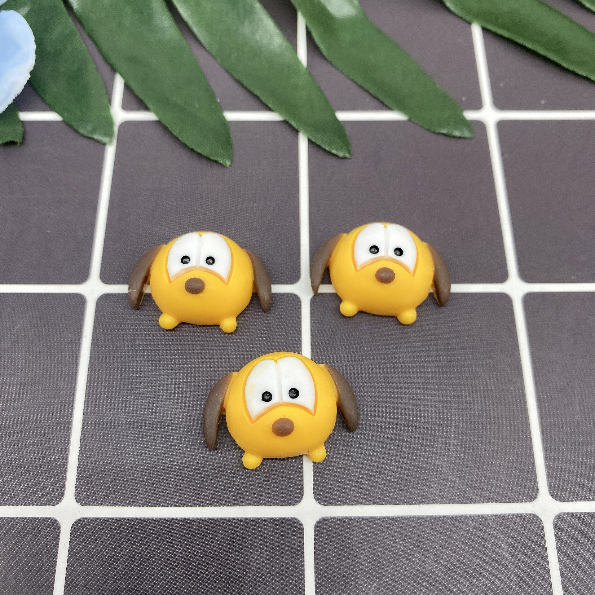 树脂配件饰品帽子贴片史莱姆内放DIY日韩风哑光笑脸厂家直销详情92