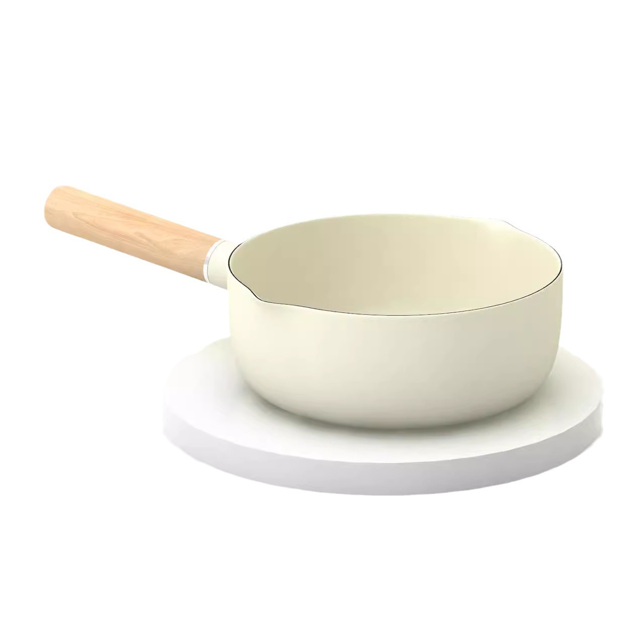 韩式珐琅锅雪平锅珐琅奶锅迷你陶瓷锅宝宝辅食锅牛奶锅泡面锅详情6