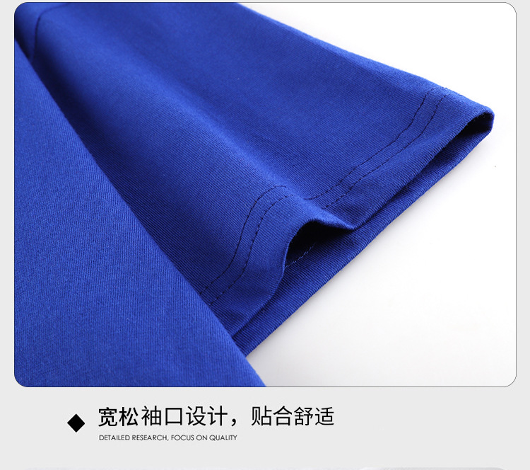 2022 New summer pure cotton short-sleeved T-shirt for men, a trendy brand for junior high school and senior high school students. Loose and versatile for middle school students on Instagram pic 19