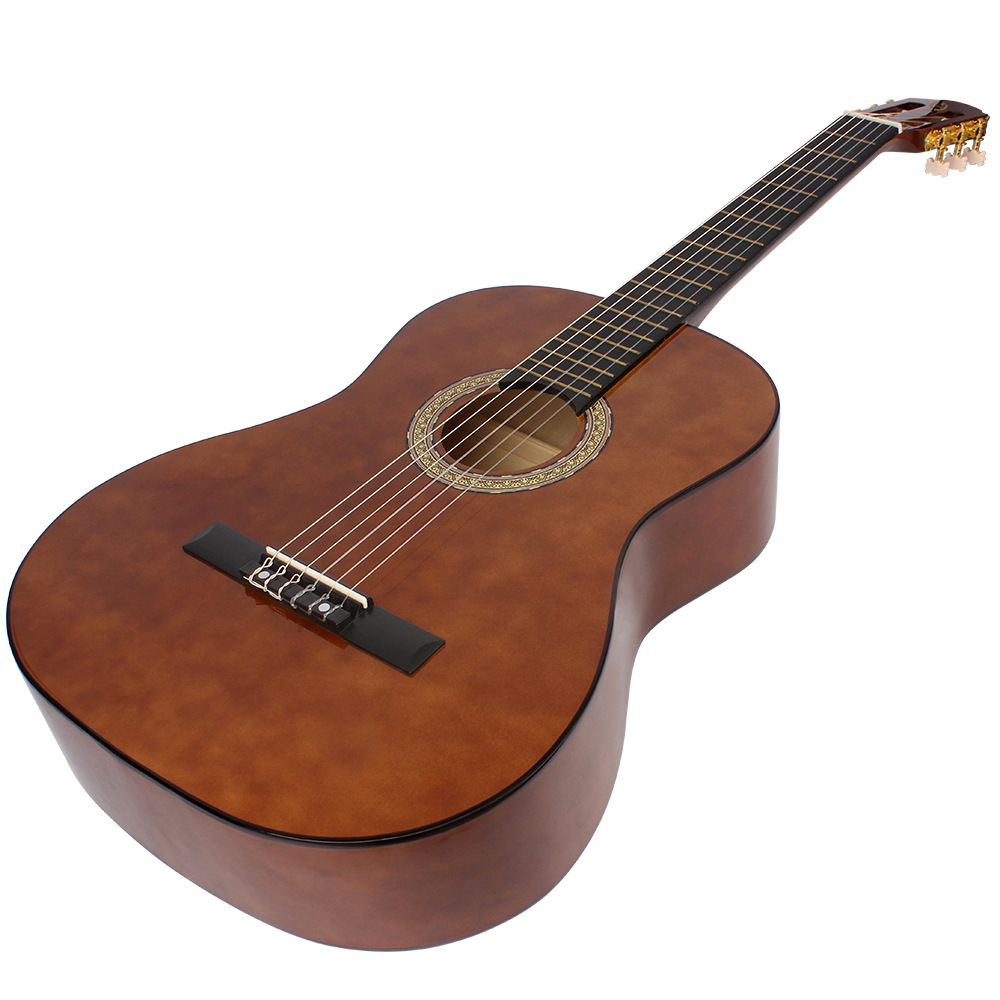 38寸古典吉他成人初学木吉他圆角吉他椴木包边外贸批发guitar乐器详情17