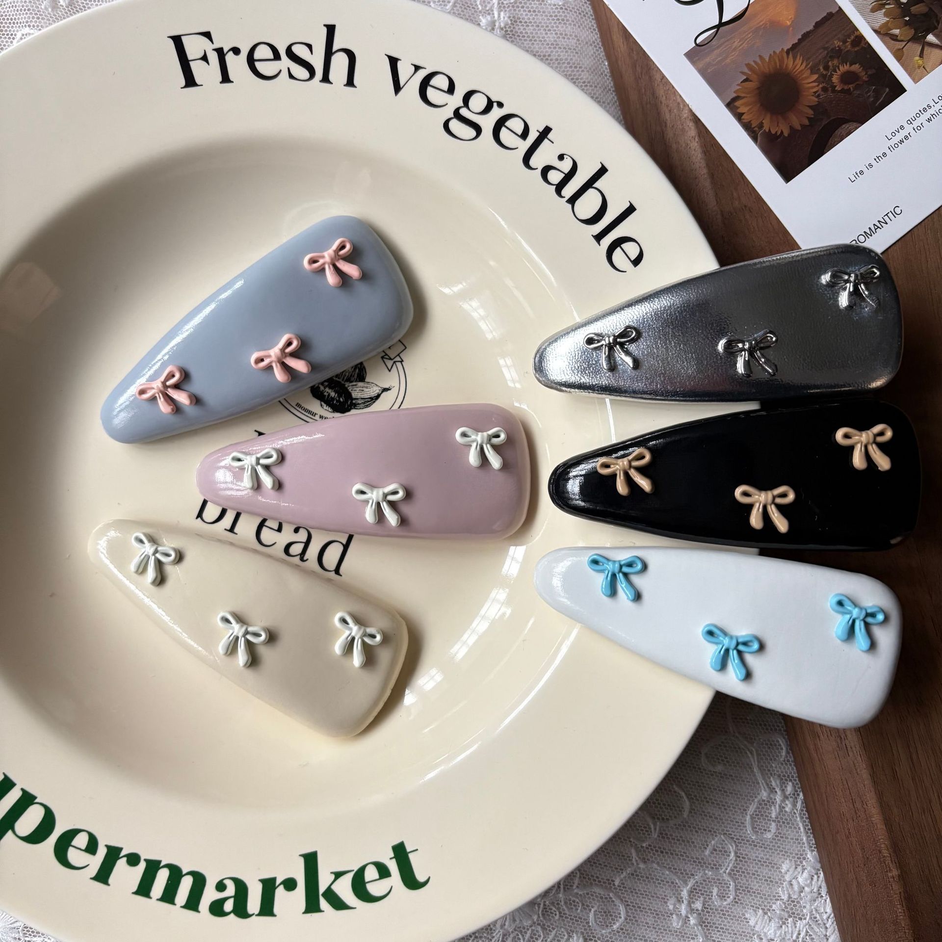 Spring new solid-color satin hair band for women, high head pressure headband, high-end and light luxury hair tie and hairpin headwear pic 4