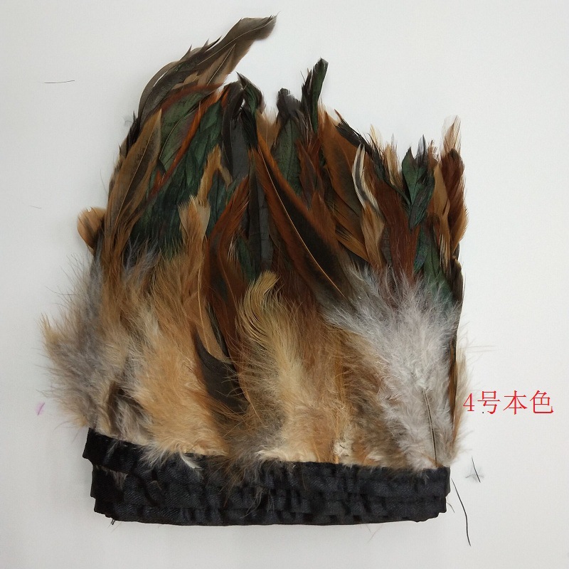 Feather fabric straps, fabric edges, clothing accessories, woolen strips, diy landscape decoration handicrafts and accessories from the manufacturer pic 3
